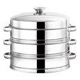 thumbnail image 4 of Lefu Stainless Steel Steamer Hot Pot Steam Food Steaming Tray Kitchen Cookware, 4 of 6