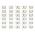 thumbnail image 2 of 30pcs en Acier Inoxydable 7 Pinces à Peigne de Dents, Conception à Arc, Durable, 3.8 2.9cm, Adapté pour et, 2 of 8