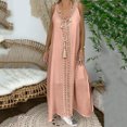 thumbnail image 4 of Fridja Womens Plus Size Off Shoulder Sleeveless Party Bod-ycon Lace Patchwork Long Dress, 4 of 9