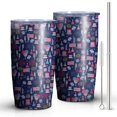 thumbnail image 1 of Gobelet Isolé 20oz, Gobelet de Voyage avec Couvercle, Porte-Gobelet Tasse de Voyage Amicale, Contenant Isotherme en Acier Inoxydable, Gobelet 20 Oz, Tasse à Café Réutilisable Isolée avec Couvercle (Jour de l'Indépendance), 1 of 6