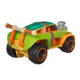 thumbnail image 3 of Hot Wheels Character Cars Véhicule sous licence TMNT Michelangelo, 3 of 5