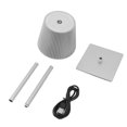 thumbnail image 2 of LED Cordless Table Lamp 3600mAh Rechargeable Battery, 3 Color Stepless Dimming, Portable Bedside Lamp For Bars, Bedroom, Restaurants, Reading, 2 of 8
