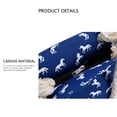 thumbnail image 4 of XZNGL Canvas Tote Bags with Zipper Beach Bag White Print Horse Pattern Summer Large Beach Tote Bag Travel Canvas Handbag Zipper Closure Shoulder Bag Large Canvas Tote Bag Canvas Bags with Handles, 4 of 6