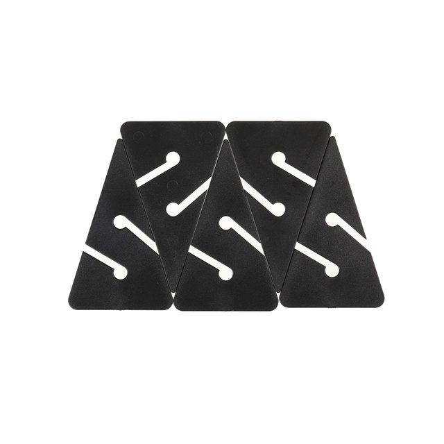 QualitChoice 5pcs Logos Trois Signal Rappelant Indiquant Léger Portable Signe Universel de Remplacement Plongée Natation Orange Noir
