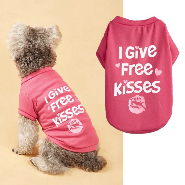 SIfdSeng Dog Shirts for Medium Dogs Girl Funny Pet Clothes Spring Summer Pet Breathable Comfortable Clothes Cute Printed Pet Clothes for Cats and Dogs Dog Clothes Dog Clothes for Small Dogs Boy Summer