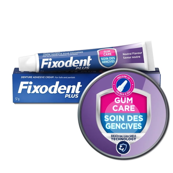Fixodent Plus Gum Care Secure Denture Adhesive 57g