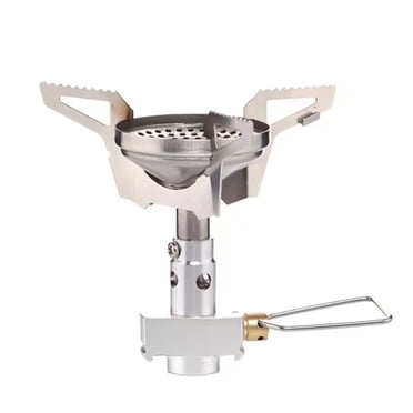 Mini Backpacking Stove - Portable Camping Stove - Small Backpack Camp Stove Single Burner Accessory