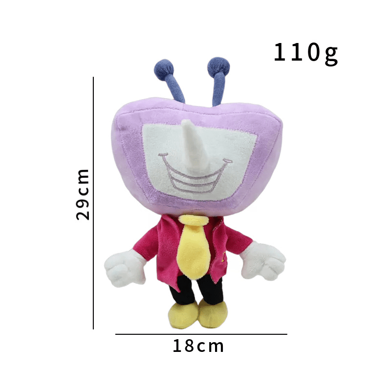 Deltarune Mr. Tenna Plush Toy, 11.4 Inch Soft Stuffed TV Character Doll, Cute Collectible Figure for Game Fans, Great Gift for Kids & Adults, 29cm, 110g
