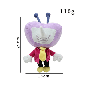 Deltarune M. Tenna Plush Toy, 11.4 Poussière de pouce TV Poupée de caractère, figure collectible mignon pour les fans de jeu, grand cadeau pour les enfants & Adultes, 29cm, 110g