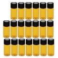 thumbnail image 1 of BELOVING 20 Pcs Bouteilles de Dram en Verre Ambre Fioles Vides Réducteur d'Orifice Huile Essentielle 3 ml, 1 of 10