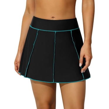 Charmo Jupe de Bain pour Femmes avec Culotte Intégrée Taille Haute Contrôle du Ventre Bas de Maillot
