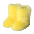 thumbnail image 2 of Bottes pour Femmes Mode Couleur Imitation Plus Cachemire Bottes de Neige d'Hiver en Liquidation, 2 of 7