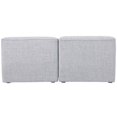 thumbnail image 3 of Meridian Furniture Miramar Canapé Modulaire Gris en Lin Durable Texturé, 3 of 7
