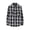 Black, variant on RKSTN Long Sleeve Tee Shirts for Men New Fall Winter Regular Fit Sweatshirts Plaid Flannel Shirt Turndown Collar Fashion Casual Blouse Tops