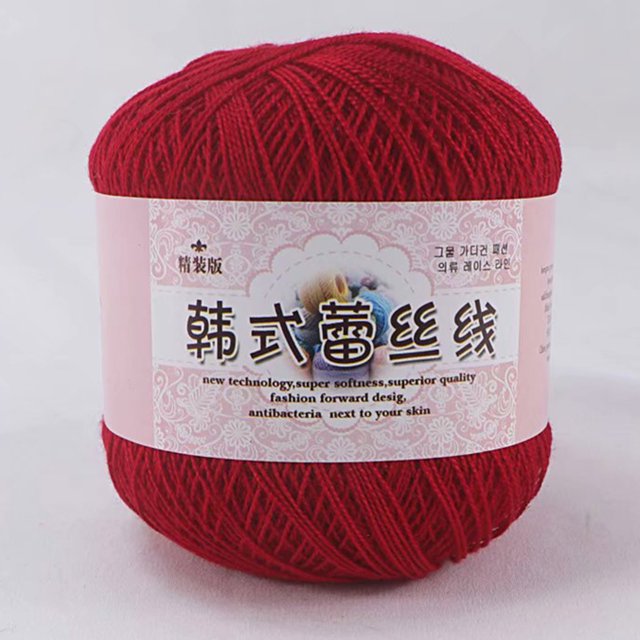 Wzzjkit Yarn for Crocheting Multicolor Lace Thread DIY Woven Mercerized Baby Fine Thread Crochet Yarn for Crocheting & Knitting, Gift Beginners and Adults, Yarn