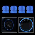 thumbnail image 3 of Almencla 3-6pack 4 Pieces Dust Caps Fluorescent Leakproof Tire Valve Stem Caps for Bike 4 Pcs, 3 of 8