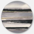 thumbnail image 1 of Designart 'Glamorous Morning Fog III' Glam Metal Circle Wall Art, 1 of 3