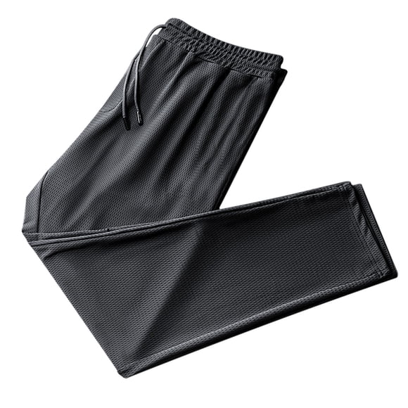 XZNGL Men Ice Silk Fitness Running Stretch Yoga Pant Soft Mens Cotton Yoga Sweatpants