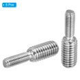 thumbnail image 3 of Unique Bargains M5*M8*30 Double End Threaded Stud Screw Bolt, 5 Pack 304 Stainless, 30mm Long, 3 of 5