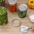 thumbnail image 3 of Mouth 100PCS Wide Mouth Canning Lids Reusable Split Type Jar Lids Leak Proof Storage Canning, 3 of 8