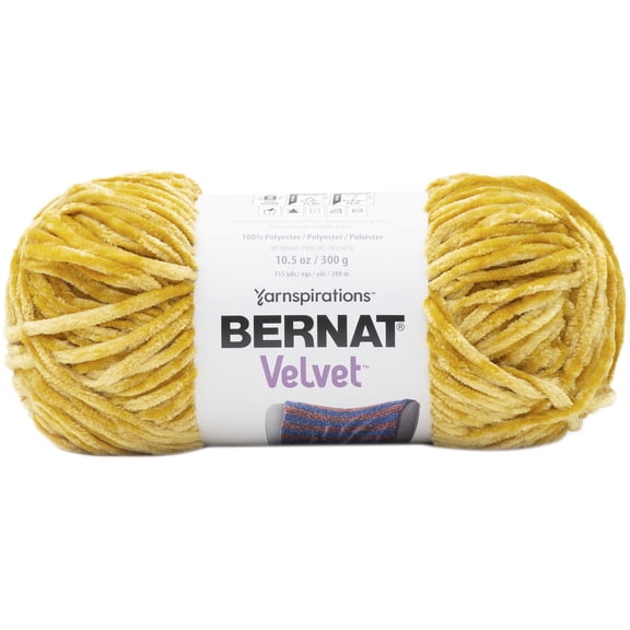 Bernat® Velvet™ Yarn, Polyester #5 Bulky, 10.5oz/300g, 315 Yards