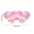 thumbnail image 3 of EGNMCR Valentine Day Decorations, Valentine's Day Fluffys Rugs For Bedroom 40X20In Machine Washable Living Room Rug Carpet Heart Shaped Bedside Rug Rugs Non Slip Carpet Mats Home Decor Polyester Rug, 3 of 6