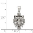 thumbnail image 2 of Pendentif Mini Crucifix en Argent Sterling 925 Antique, 2 of 2
