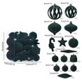 thumbnail image 3 of Suncoda Christmas Decorations Indoor, Festival Decoration Christmas Ball Decoration European Shaped Flocking Christmas Ball Set Christmas Tree Pendant, 3 of 6