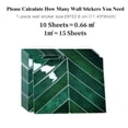 thumbnail image 2 of TIELUTT Alwayspon 1 Sheets 3D Wall Tile Stickers Sticker for Kitchen Bathroom Wall 11.4 X 9 Inch Hot Decorations for Bedroom Kids Wall Decorations Tile Decals Wall Paper Stickers Extra Large Wall Deca, 2 of 7