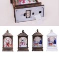 thumbnail image 4 of Christmas Candlestick Table Lamp Ornament  Hanging Wind Light Vintage LED Lantern, 4 of 10