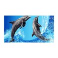 thumbnail image 5 of TopLLC Beach Towel Microfiber Beach Towel Super Lightweight Colorful Bath Towel Sandproof Beach Blanket Multi-Purpose Towel For Travel Swimming Pool 28x55 Inch on Clearance, 5 of 5