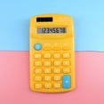 thumbnail image 2 of Pompotops Basic Standard Calculators Mini Digital Desktop Calculator With 8-Digit LCD Display, Battery Solar Power Smart Calculator Pocket Size For Home School For Kids Clearance, 2 of 3