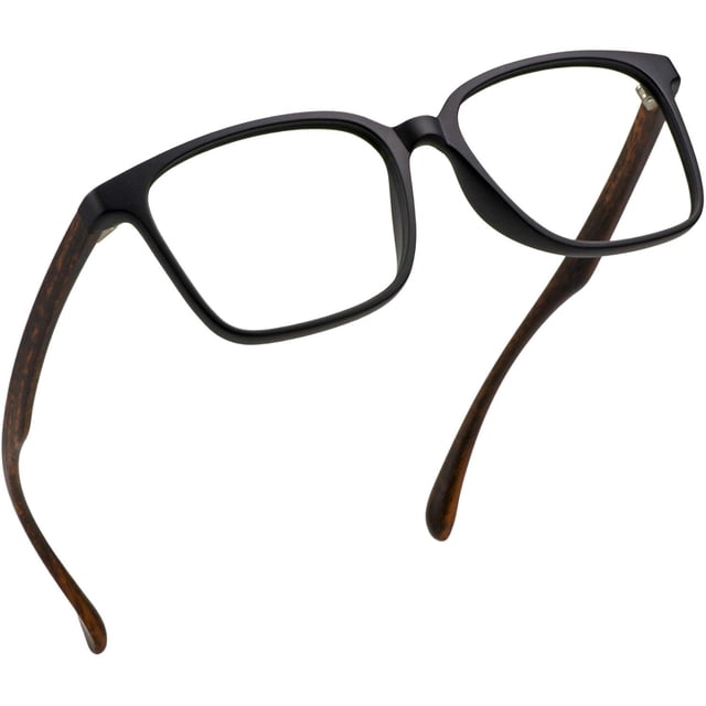 LifeArt Blue Light Blocking Computer Reading Glasses with Transparent Lens for Women/Men