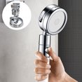 thumbnail image 3 of Jinsinto Replaceable Handheld Shower Holder, 360° Rotation Suction Cup Shower Holder, Large Adsorbability Suction Cup Shower Holder, 3 of 5
