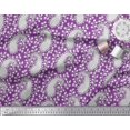 thumbnail image 3 of Soimoi Rayon Fabric Floral & Paisley Block Print Sewing Fabric Yard 56 Inch Wide, 3 of 3