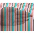 thumbnail image 3 of oneOone Tissu en Viscose Chiffon Multicolore Rayé Imprimé au Mètre 42 Pouces de Large, 3 of 3