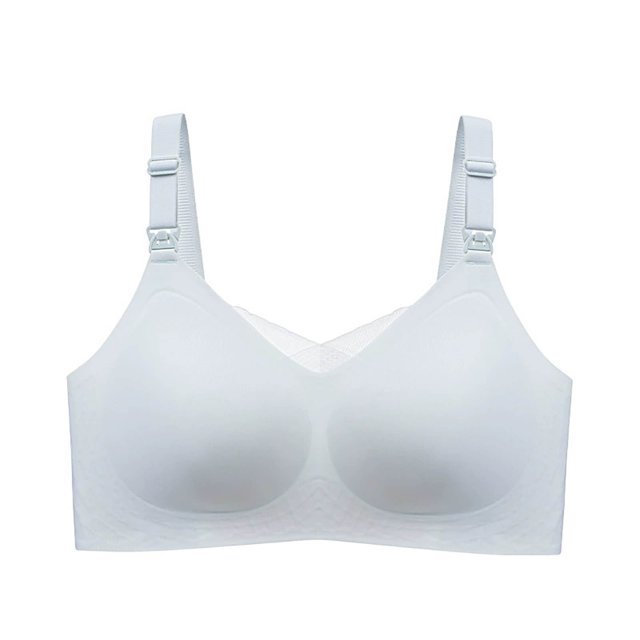 Women's Seamless Full Coverage Wireless Bra - Soft Support Seamless Underwear for Daily Wear