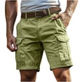 thumbnail image 3 of LIBRCLO Shorts Cargo pour Hommes avec Multiples Poches, Légers, Décontractés, de Plein Air, de Travail, pour la Randonnée et le Golf, 3 of 6