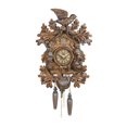 thumbnail image 1 of Quartz Horloge Coucou Chêne, Animaux Assis, avec Musique, 1 of 1