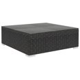 thumbnail image 4 of vidaXL Ensemble de Salon de Jardin 8 Pcs avec Coussins en Rotin Poly Noir, 4 of 5