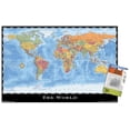 thumbnail image 1 of Map - World Wall Poster, 22.375" x 34", 1 of 4