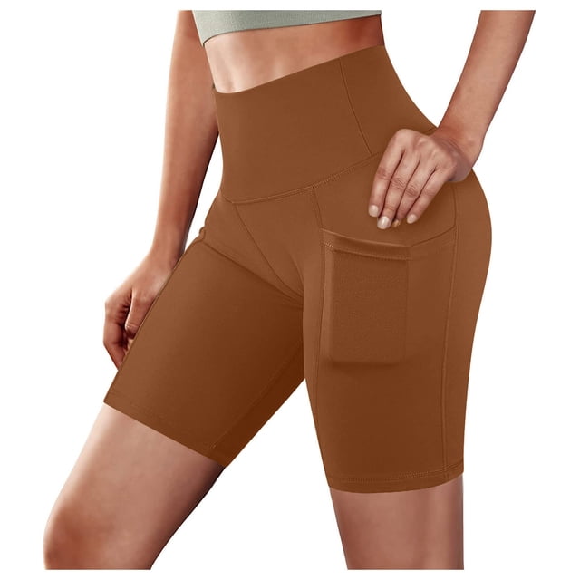 Timegard Plus Size Shorts for Women Running Ruched Comfy Shorts Casual Workout Shorts Elastic Waist