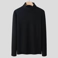 thumbnail image 2 of HAiming Chandails Thermiques à Col Roulé pour Hommes Couche de Base Décontractée Manches Longues Chandail Léger Automne Hiver Hauts Chauds, 2 of 5