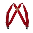 thumbnail image 1 of Perry Suspenders 2" Men's uBEE Outback Comfort Adjustable Suspenders - Red, Regular, 1 of 2