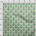 thumbnail image 3 of oneOone Velvet Light Olive Green Fabric Mandala Sewing Craft Projects Fabric Prints By Yard 58 Inch Wide, 3 of 5