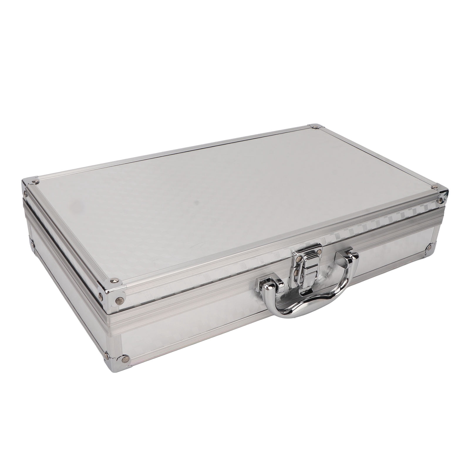 Aluminum Tools Storage Box,Multifunction Storage Box Large Aluminum Storage Case Tools Storage Box Sleek Aesthetic