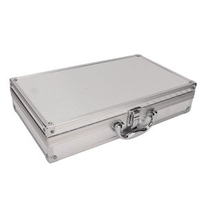 Boîte de rangement pour outils en aluminium, Boîte de stockage multifonctions Grande boîte de rangement en aluminium
