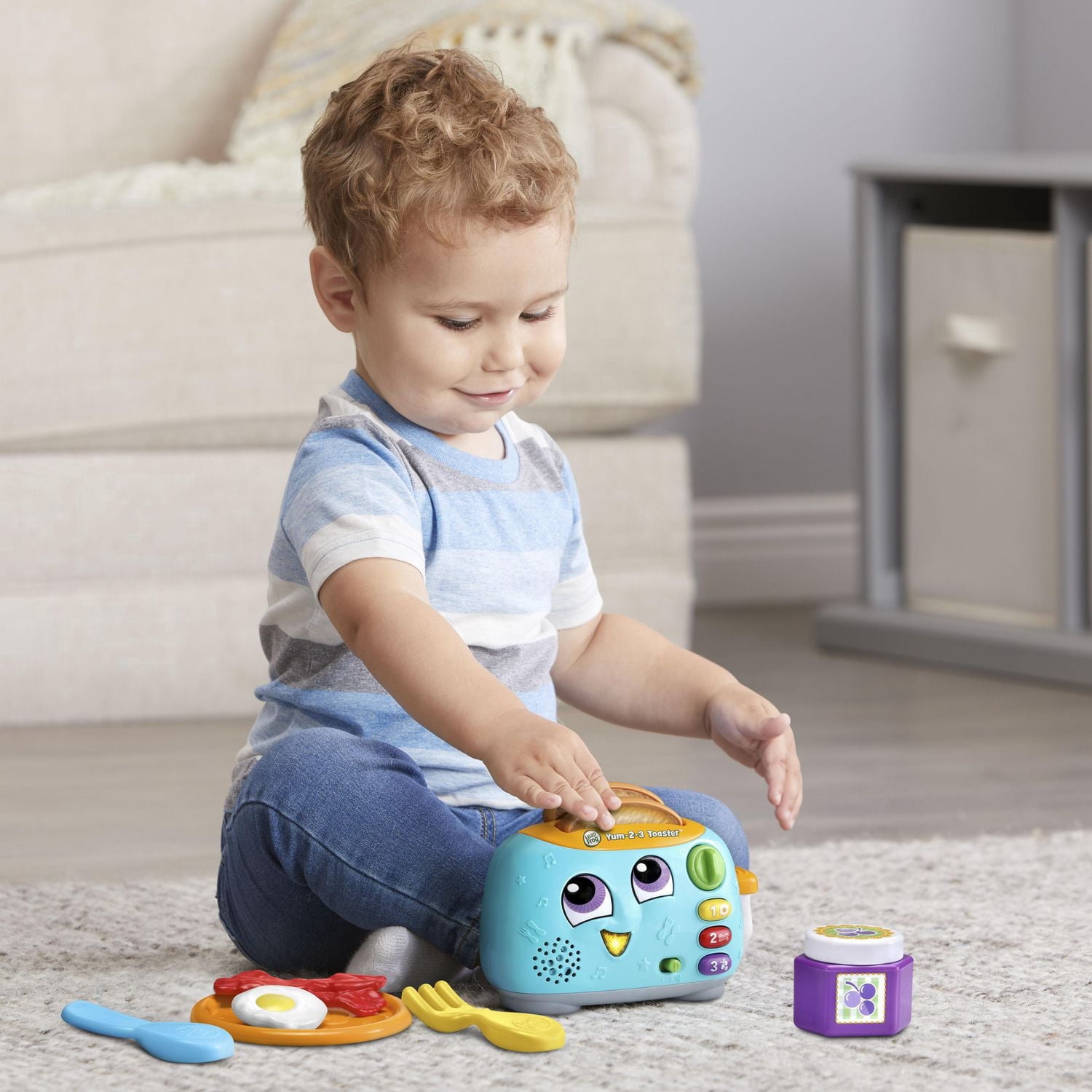 LeapFrog Yum-2-3 Toaster™ - Le jouet d'apprentissage ludique et imaginatif - Version anglaise