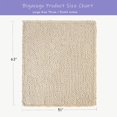 thumbnail image 2 of Chunky Knit Blanket Throw x Hand Knitted Chenille Throw Blanket Small Soft Thick Yarn Cable Knit Blanket Cute Rope Knot Crochet Throw Blankets for Couch Bed Sofa (Light ), 2 of 8