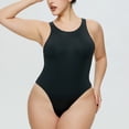 thumbnail image 2 of Yuyuzo Bodysuits for Women Belly Control Sleeveless Racerback Tank Top 1 Piece Crew Neck Rompers, 2 of 5